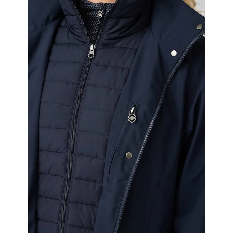 LeMieux Amelie Waterproof Lightweight Riding Coat - Navy-3