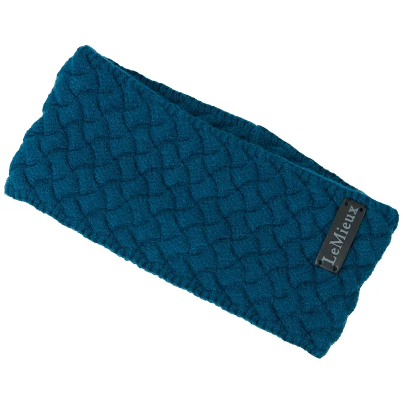LeMieux Cable Knit Headband - Marine