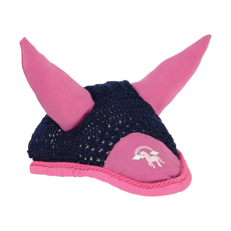 Little Unicorn Fly Veil - Navy/Pink	