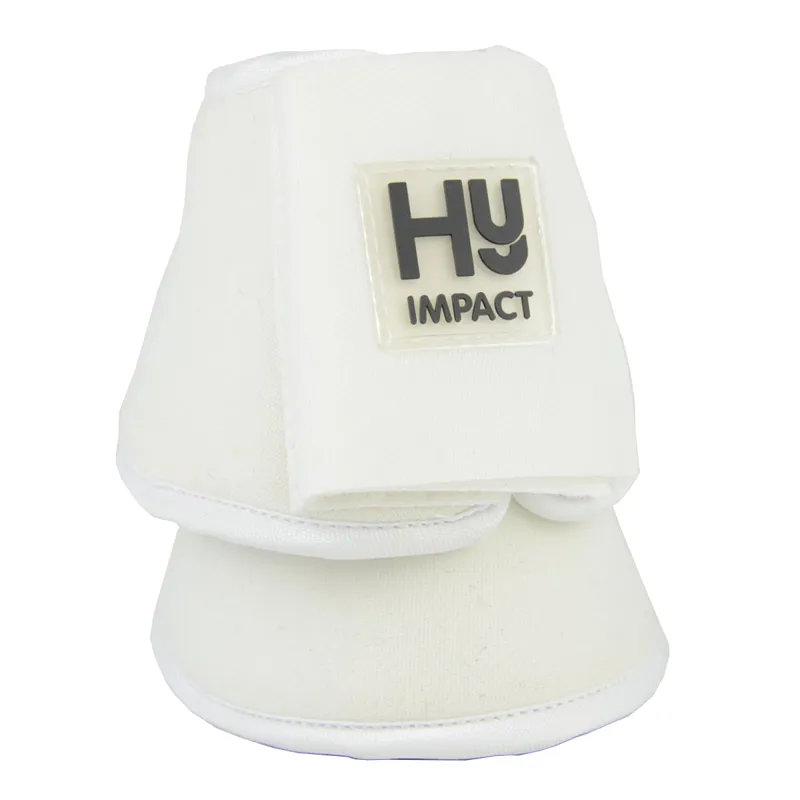 Hy Equestrian Neoprene Over Reach Boots - White