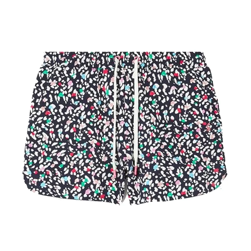 Joules Sian Sweat Shorts - Navy Multi Leopard