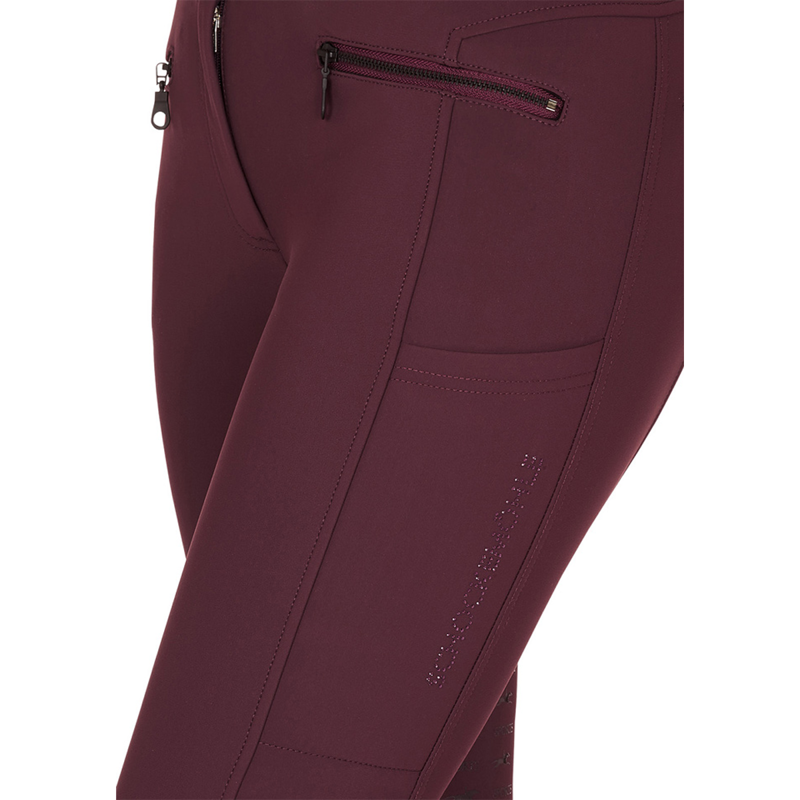 Schockemohle Winter Julina FS Style Breeches - Wine-3