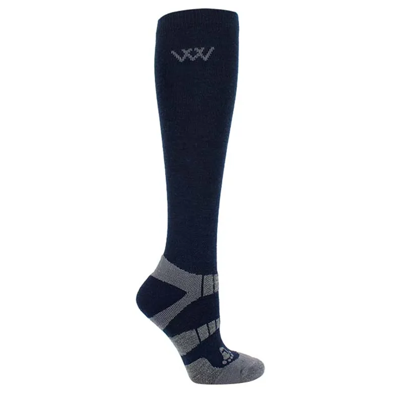 Woof Wear Winter Riding Sock - Navy