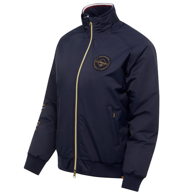 LeMieux Ladies Elite Crew Jacket - Navy-3