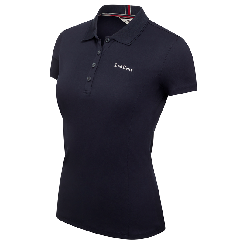 LeMieux Elite Ladies Polo Shirt II - Navy-1