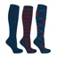Mark Todd Socks - Navy/Burgundy