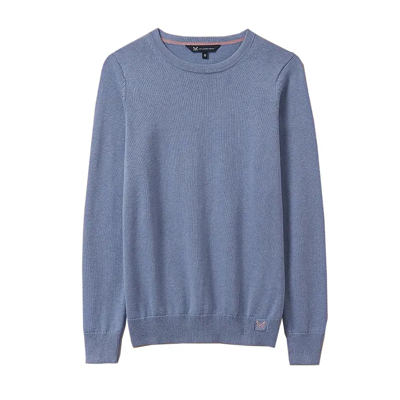 Crew Clothing Foxy Crew Neck Jumper - Riviera