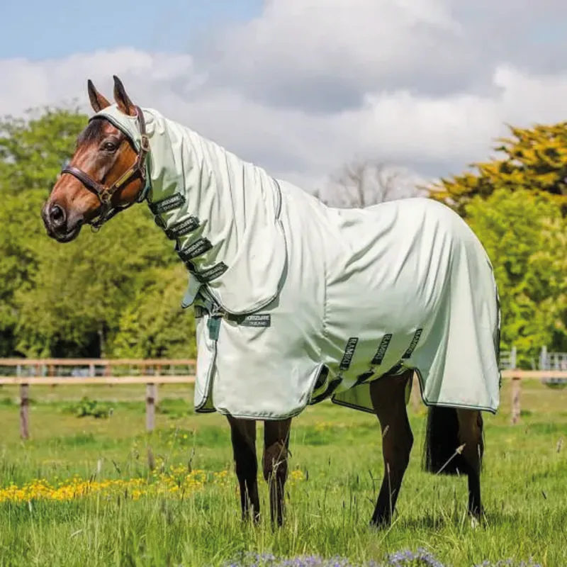 Horseware Rambo Hoody Fly Rug Green/Sage