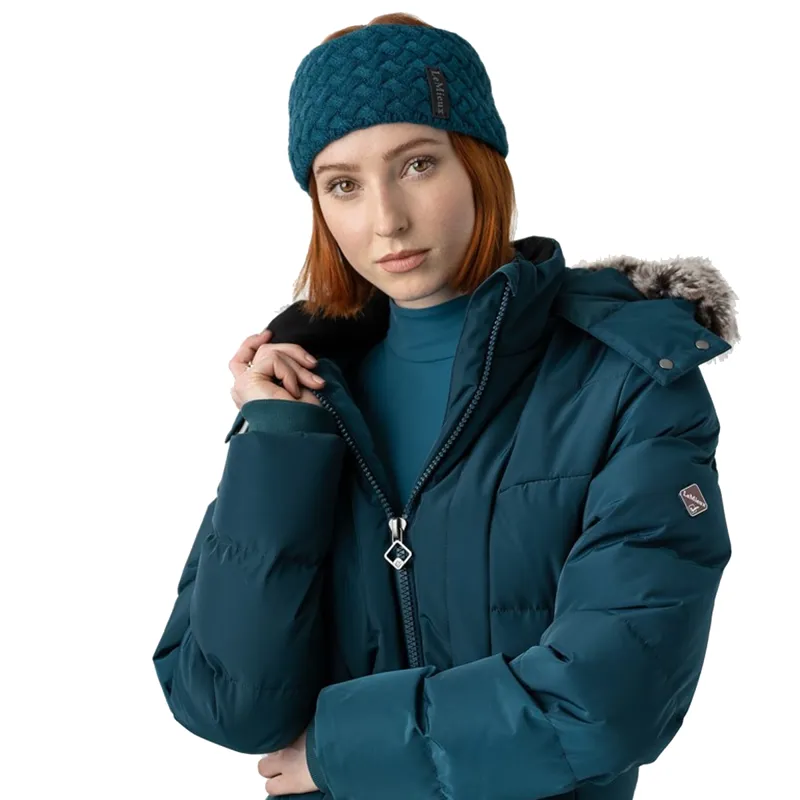 LeMieux Cable Knit Headband - Marine-1