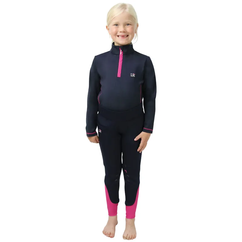 Sara Base Layer By Little Rider - Navy/Pink