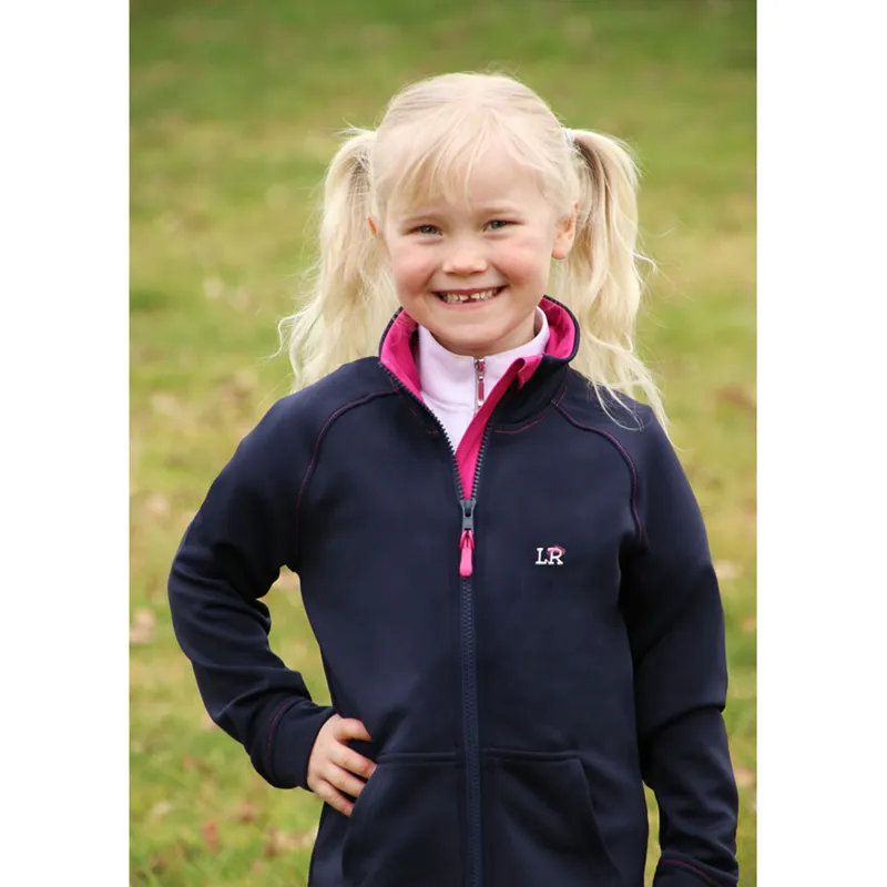 Sue Softshell Jacket By Little Rider - Navy/Pink