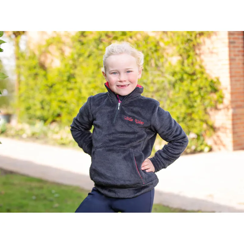 Nina Soft Fleece By Little Rider - Grey/Red