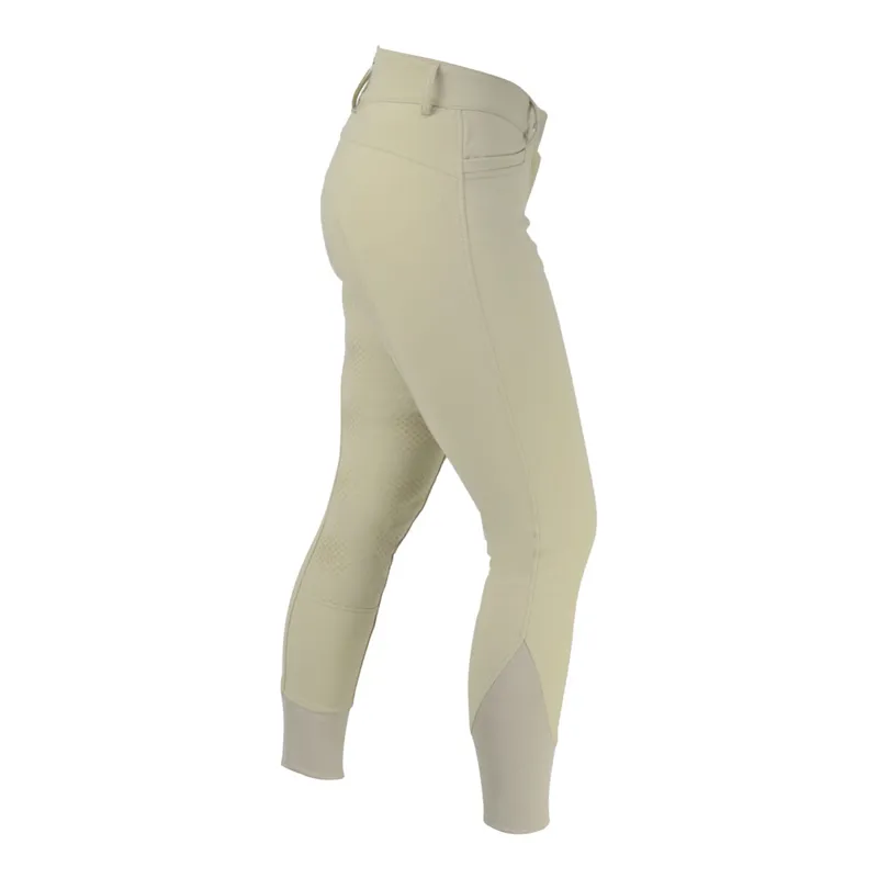 Hy Equestrian Arctic Softshell Ladies Breeches - Beige-1