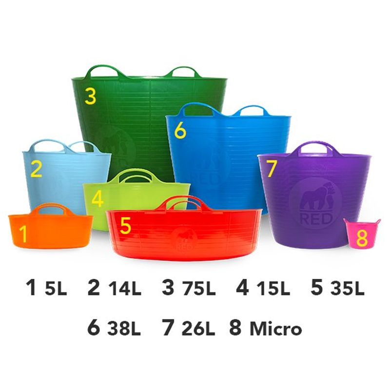 Red Gorilla Mini Shallow Tub - 5L-2