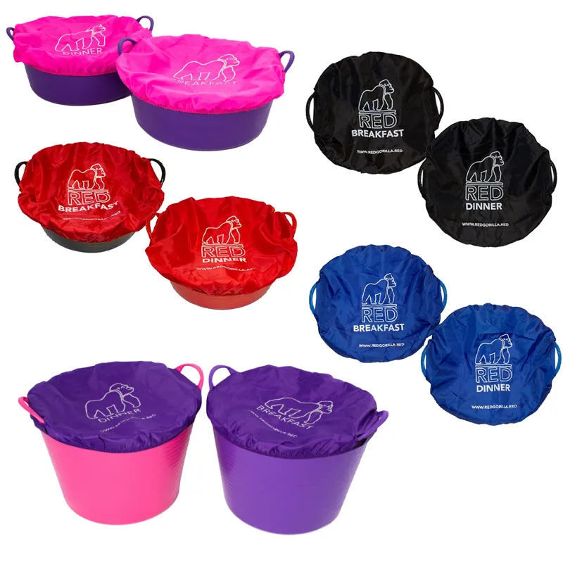 Red Gorilla Breakfast And Dinner Tub Covers - 2 Pack