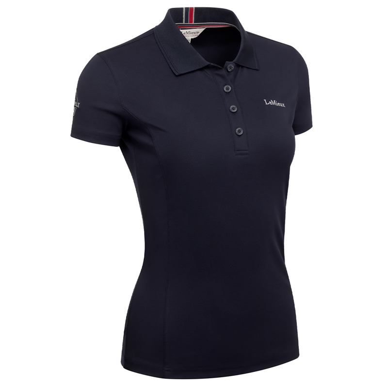 LeMieux Elite Ladies Polo Shirt II - Navy-2