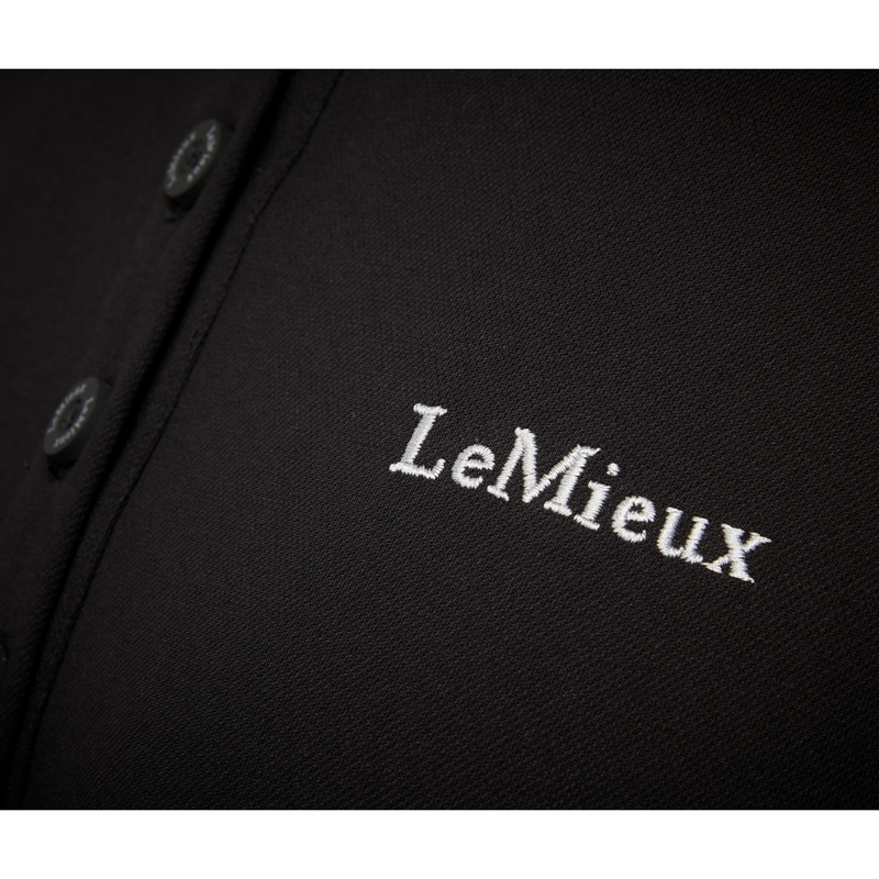 LeMieux Elite Ladies Polo Shirt II - Black-4