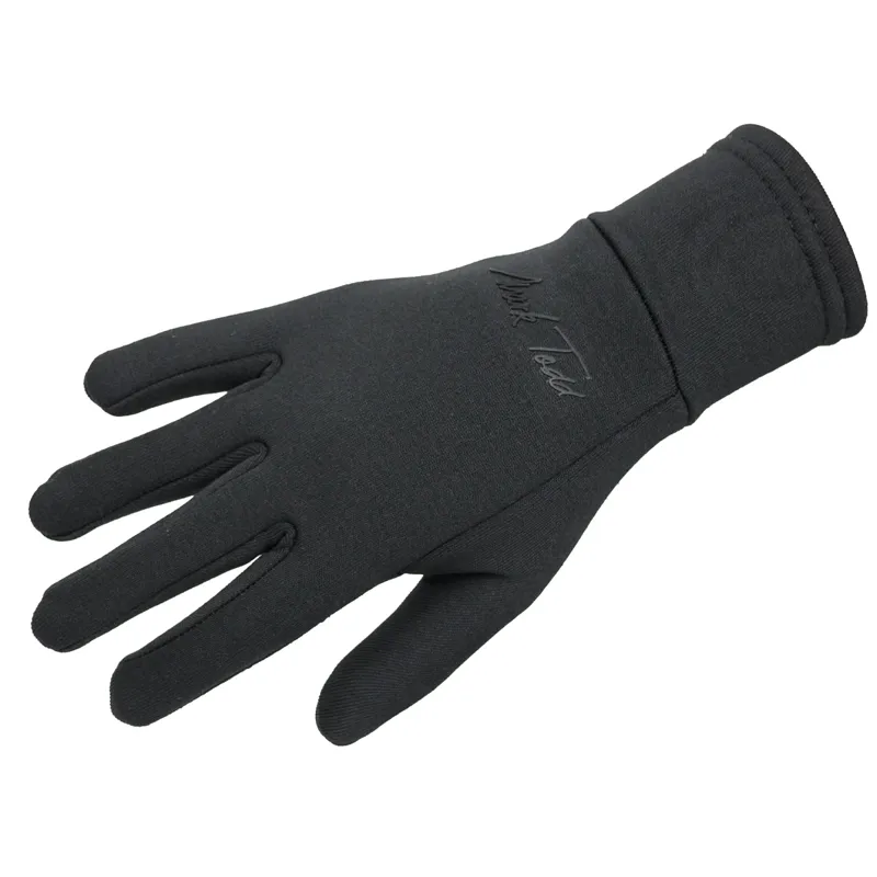 Mark Todd Winter Grip Fleece Gloves - Black