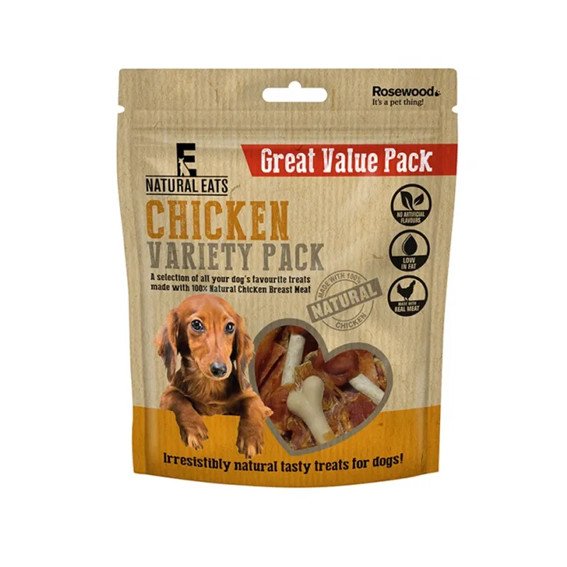 Rosewood Chicken Variety Pack Dog Treats - 320g