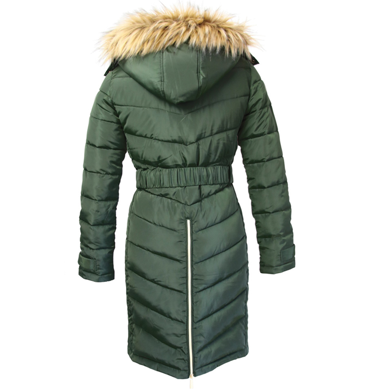 Coldstream Branxton Long Quilted Coat - Fern Green-1