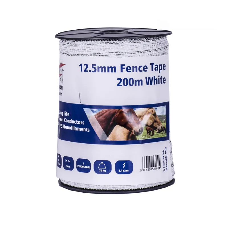 Fenceman Tape - White - 12.5mm x 200m