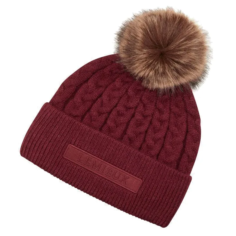 LeMieux Clara Cable Beanie - Merlot