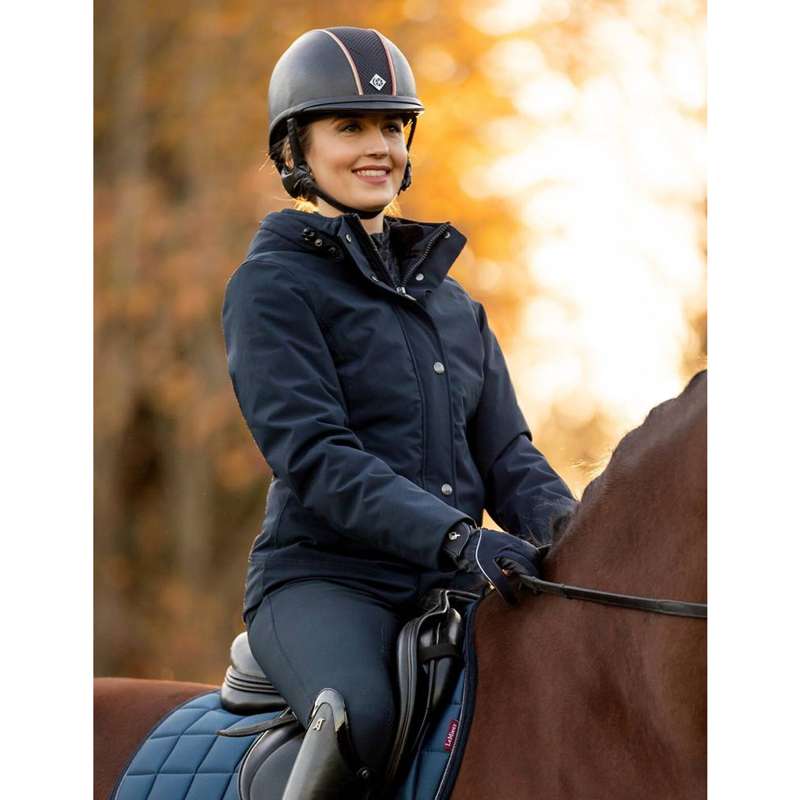 LeMieux Laura Waterproof Short Coat - Navy-4