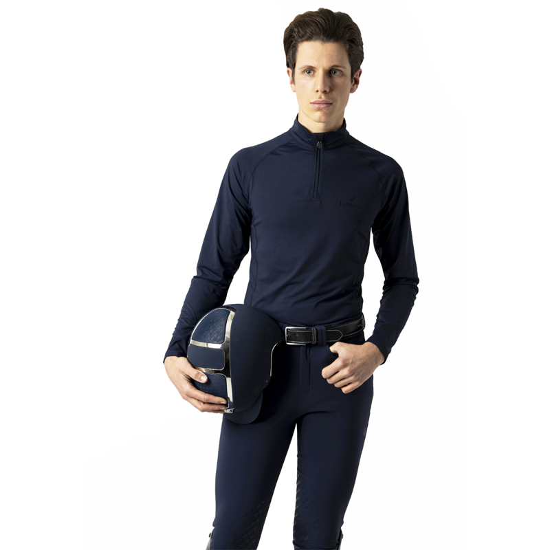 My LeMieux Men's Base Layer - Indigo-5