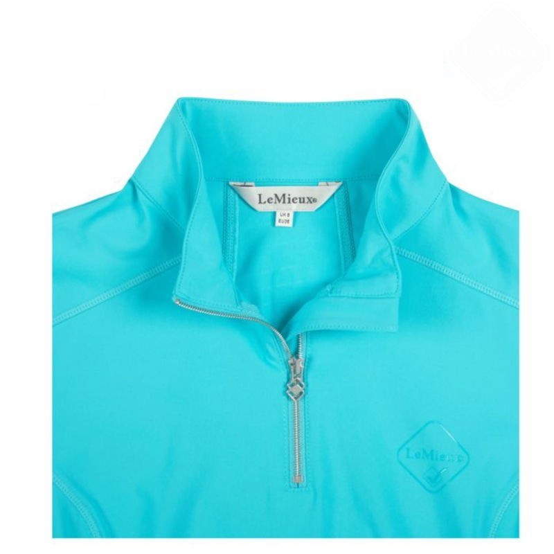 LeMieux Short Sleeve Base Layer - Azure-3
