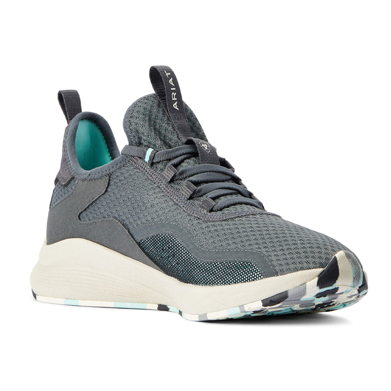 Ariat Women's Ignite Waterproof Trainer - Steel Blue-5