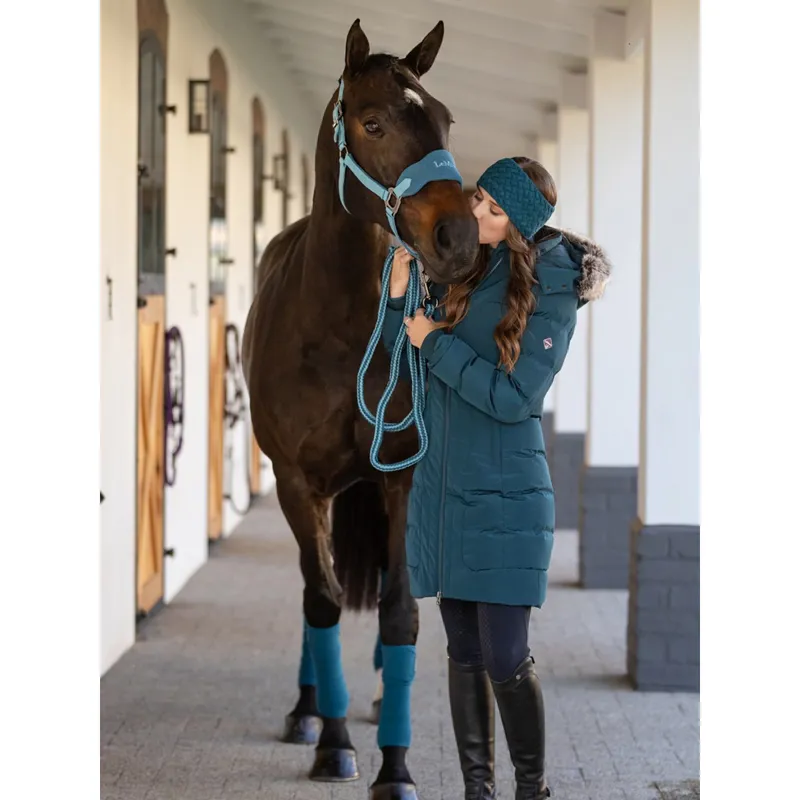 LeMieux Cable Knit Headband - Marine-2