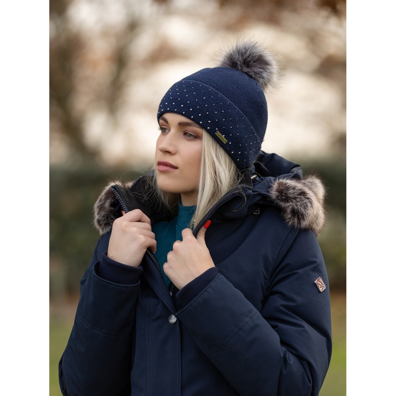 LeMieux Sparkle Beanie - Navy-1