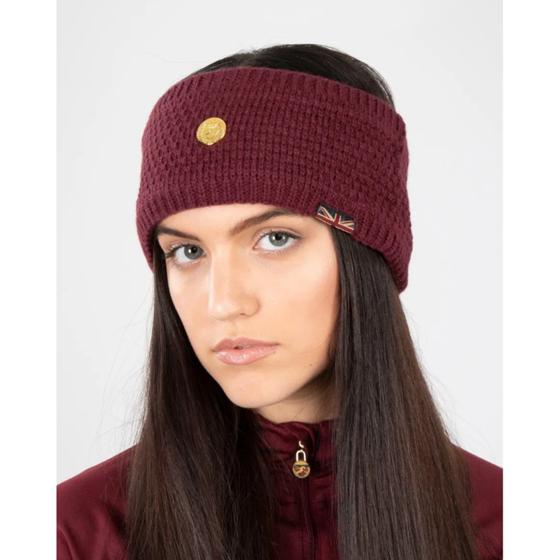 Aubrion Team Headband - Mulberry-1