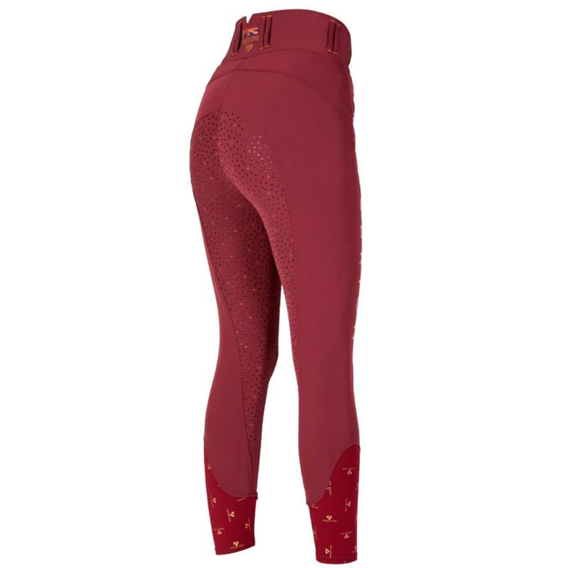 Aubrion Team Breeches - Maids - Burgundy-2