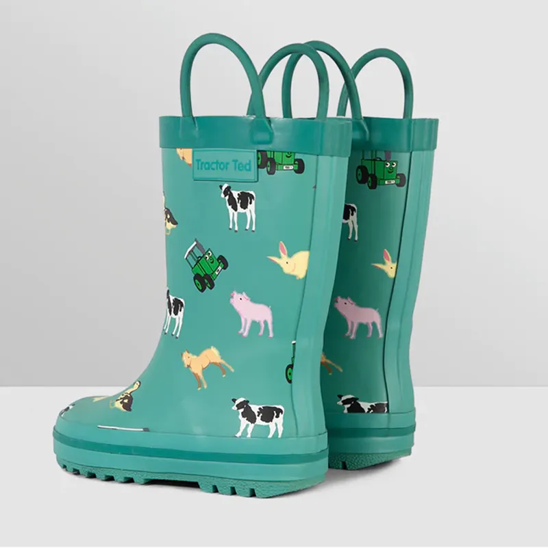 Tractor Ted Farm Design Wellies-2