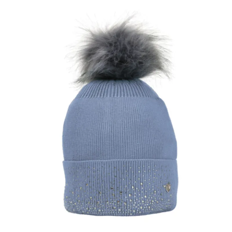 Hy Equestrian Synergy Diamante Bobble Hat - Riviera