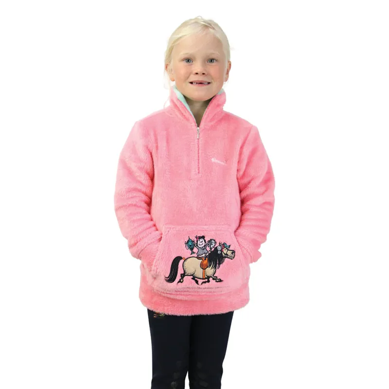 Hy Equestrian Thelwell Children's Soft Fleece - Pink