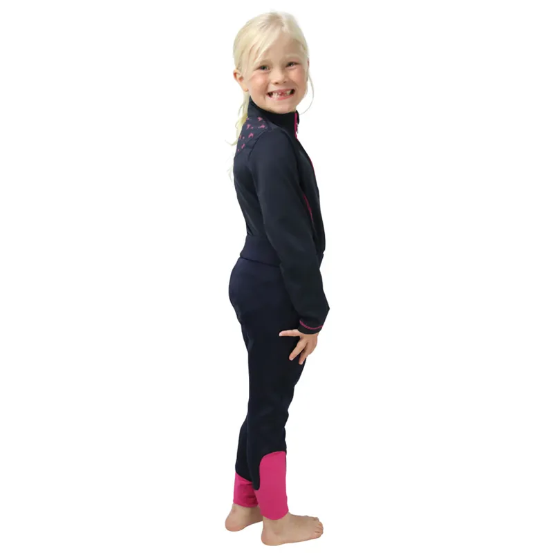 Sara Base Layer By Little Rider - Navy/Pink-1