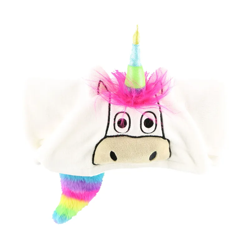 LazyOne Hooded Critter Fleece Blanket Horse - Pink