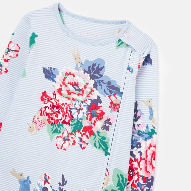 Joules Peter Rabbit Zippy - White Floral-1