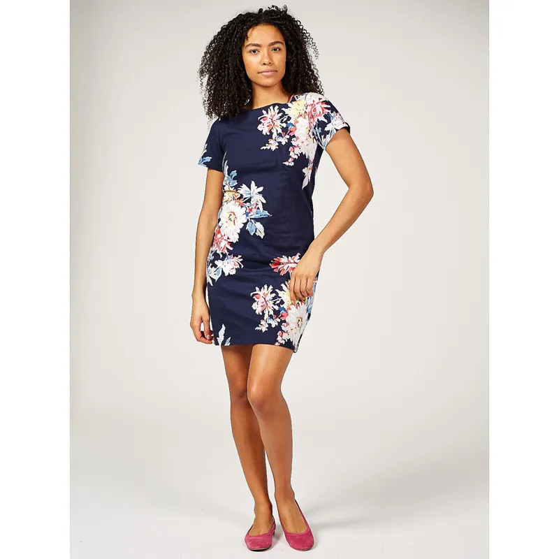 Joules Riviera Print Dress - Navy Whitstable Floral-2