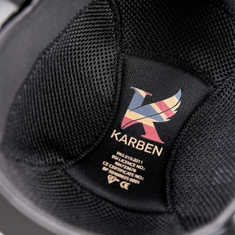 Karben Valentina Riding Hat - Black/Rose Gold-5