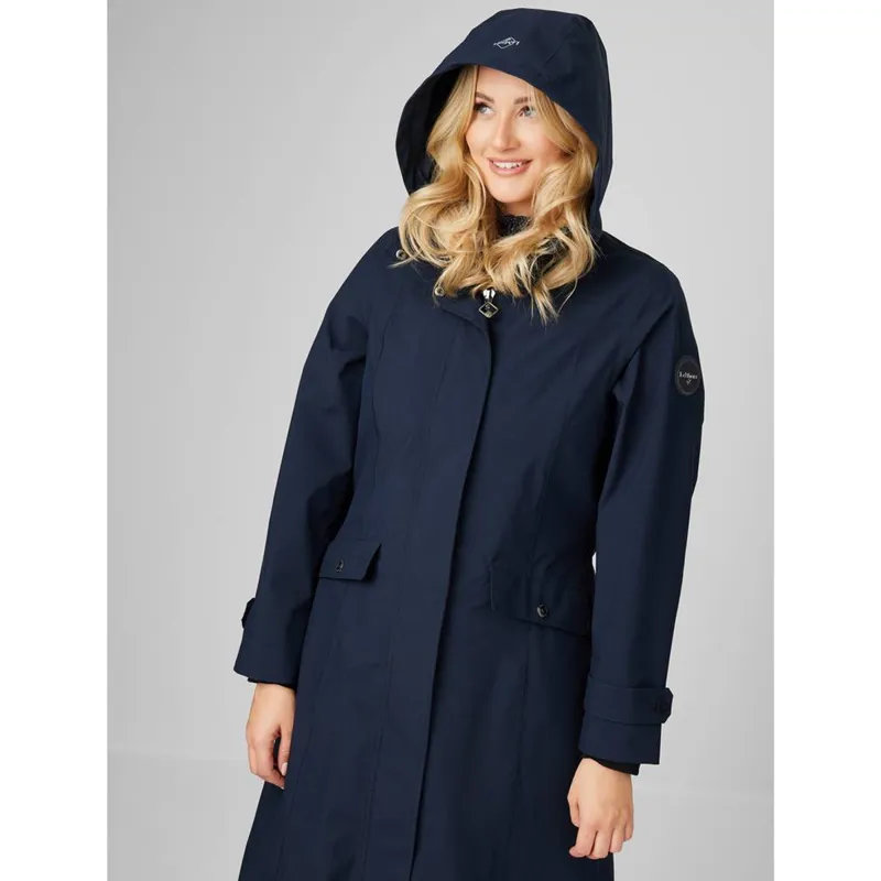 LeMieux Amelie Waterproof Lightweight Riding Coat - Navy-5