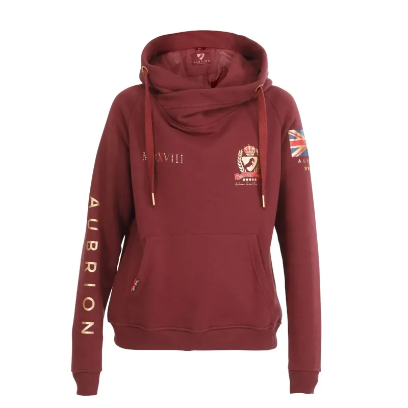 Aubrion Team Hoodie - Maids - Burgundy