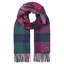 Joules Wetherby Check Scarf - Navy Pink Check