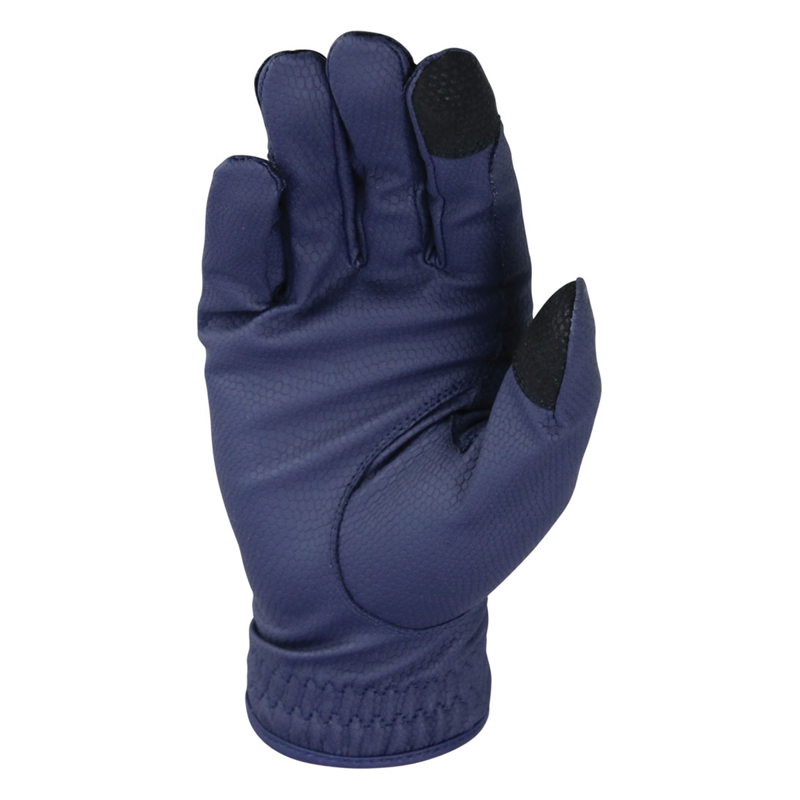 Hy Equestrian Roka Rose Riding Gloves - Navy-1