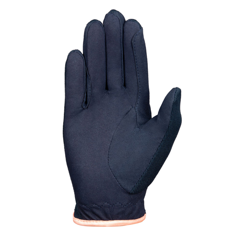 The Princess And The Pony Gloves By Little Rider - Navy/Peach-1