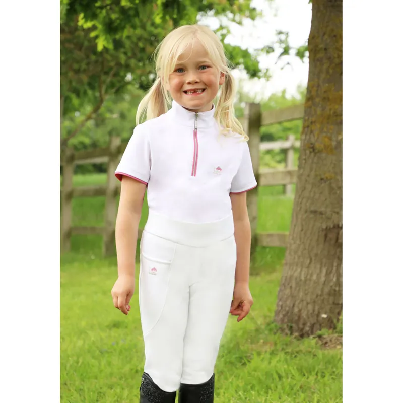 Sara Riding Tights By Little Rider - White