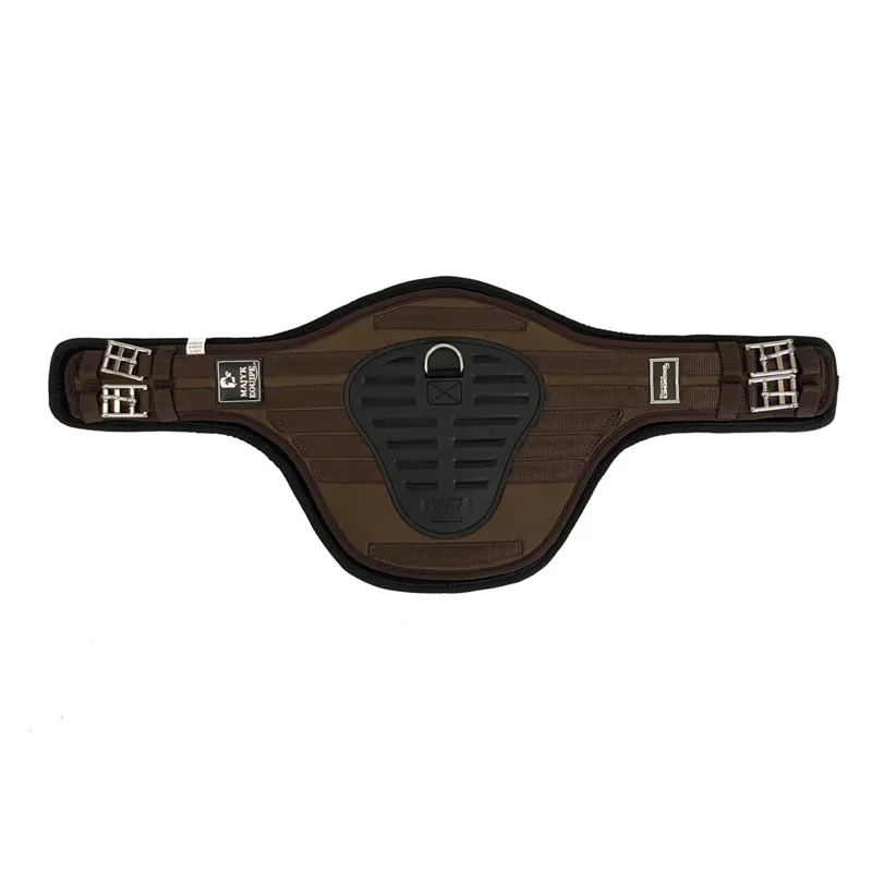 Majyk Superhorse Stud Guard Girth - Fixed Biofoam Liner - Brown