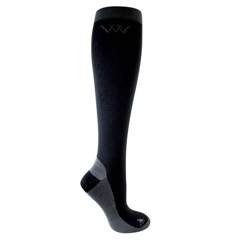Woof Wear Competition Riding Socks - Black